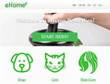 Tablet Screenshot of ehomeremedies.com